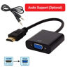 Picture of HDMI Male to VGA Female 1080p Adapter Video Cable Converter Audio Support