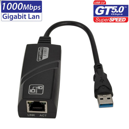 Picture of USB 3.0 to Gigabit RJ45 Ethernet LAN Adapter 1000Mbps for PC Laptop Mac