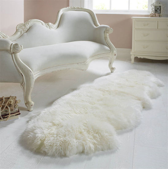 Picture of 100% Genuine Sheepskin lambskin Rug Fluffy DOUBLE L 180cm