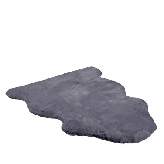 Picture of Natural Sheepskin rug Lambskin Shorn Baby Rug Camping underlay  GREY