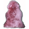 Picture of 100% Genuine Sheepskin Rug Lambskin Rug Wool Pink Fluffy