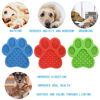 Picture of Dog Lick Mat Pad Suction Slow Feed Pet Bath Shower Grooming Dispensing Fun Anti-Anxiety