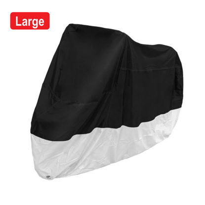 Picture of Waterproof Motor Bike Motorcycle Bicycle Rain Dust Cover UV Protector with Lock Eyelet Large