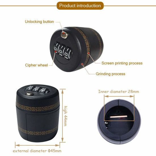 JJMall, don't pay more, save online.. Combination Wine Lock Vintage