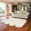 Picture of Australian Sheepskin Lambskin Rug Long Wool Fluffy Genuine Skin Rug OCTO 8 Panels