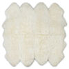 Picture of Australian Sheepskin rug Lambskin Rug Long Wool Fluffy Genuine Skin Rug OCTO 8 Panels
