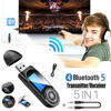 Picture of Bluetooth 5.0 Audio Transmitter Receiver LCD USB Adapter for TV PC Car AUX 3.5mm