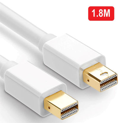 Picture of Mini Display Port Mini DP Male to Male Cable for MacBook Pro Air Mac Thunderbolt 1.8M