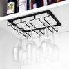 Picture of Wine Glass Rack - Under Cabinet Stemware Wine Glass Holder Glasses Storage Hanger Metal Organizer