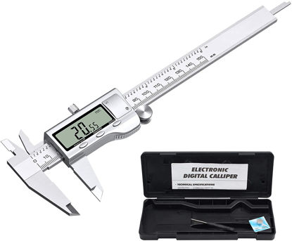 Picture of 150mm Digital Caliper Stainless Steel Electronic Vernier Caliper Inch/Metric Conversion