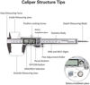 Picture of 150mm Digital Caliper Stainless Steel Electronic Vernier Caliper Inch/Metric Conversion