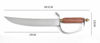 Picture of Champagne Sparkling Wine Bottle Opener Champagne Saber Sabrage  Stainless Blunt blade & Wooden handle