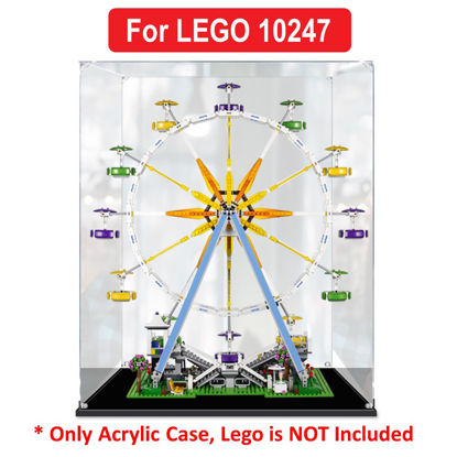 Picture of Acrylic Display Case for LEGO 10247 Creator Expert Ferris Wheel Figure Storage Box Dust Proof Glue Free