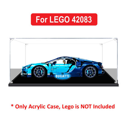 Picture of Acrylic Display Case for LEGO Technic 42083 Bugatti Chiron Figure Storage Box Dust Proof Glue Free