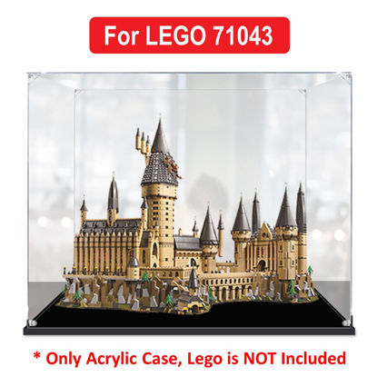 Picture of Acrylic Display Case for LEGO 71043 Harry Potter Hogwarts Castle Figure Storage Box Dust Proof Glue Free