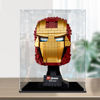 Picture of Acrylic Display Case for LEGO 76165 Marvel Super Heroes Iron Man Helmet Figure Storage Box Dust Proof Glue Free