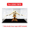 Picture of Acrylic Display Case for LEGO 75979 Harry Potter Hedwig Figure Storage Box Dust Proof Glue Free