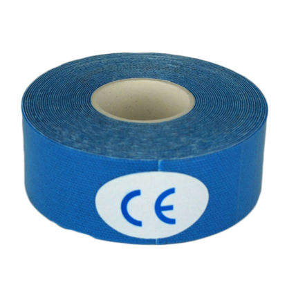 Picture of 2 X Waterproof Kinesiology Tape 2.5cm 5M  Roll Blue