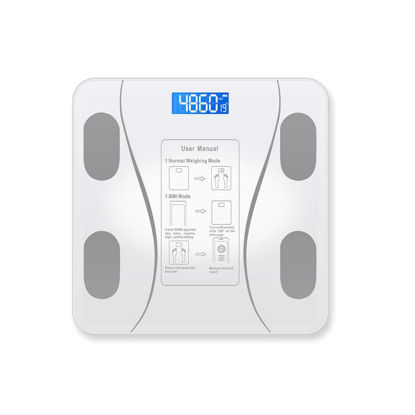 Picture of Bluetooth Body Fat Scale Smart Wireless Digital Weight Scale Body Composition Analyzer Health Monitor with IOS and Android