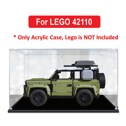 Picture of Acrylic Display Case for LEGO 42110 Technic Land Rover Defender Figure Storage Box Dust Proof Glue Free