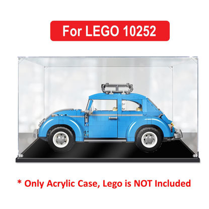 Picture of Acrylic Display Case for LEGO 10252 CREATOR Volkswagen Beetle Figure Storage Box Dust Proof Glue Free