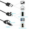 Picture of 3 in1 HD Endoscope Borescope Snake Inspection Camera For Laptop PC Smart Phones 3.5M Cable