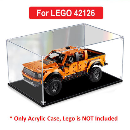 Picture of Acrylic Display Case for LEGO 42126 Technic Ford F-150 Raptor Figure Storage Box Dust Proof Glue Free