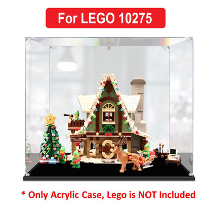 Picture of Acrylic Display Case for LEGO 10275 Creator Expert Elf Club House Figure Storage Box Dust Proof Glue Free