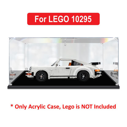 Picture of Acrylic Display Case for LEGO 10295 Creator Expert Porsche 911 Figure Storage Box Dust Proof Glue Free