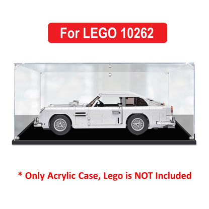 Picture of Acrylic Display Case for LEGO 10262 Creator Expert James Bond Aston Martin DB5 Figure Storage Box Dust Proof Glue Free