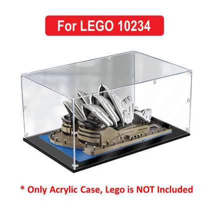 Picture of Acrylic Display Case for LEGO 10234 Creator Expert Sydney Opera House Figure Storage Box Dust Proof Glue Free