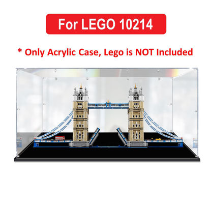 Picture of Acrylic Display Case for LEGO 10214 Creator Expert Tower Bridge Figure Storage Box Dust Proof Glue Free