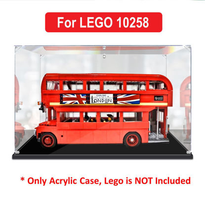 Picture of Acrylic Display Case for LEGO 10258 Creator Expert London Bus Figure Storage Box Dust Proof Glue Free