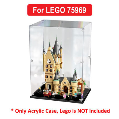 Picture of Acrylic Display Case for LEGO 75969 LEGO Harry Potter Hogwarts Astronomy Tower Figure Storage Box Dust Proof Glue Free