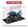 Picture of Acrylic Display Case for LEGO 42063 Technic BMW R 1200 GS Adventure Figure Storage Box Dust Proof Glue Free