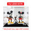 Picture of Acrylic Display Case for LEGO 43179 Disney Mickey Mouse and Minnie Mouse Buildable Characters Figure Storage Box Dust Proof Glue Free