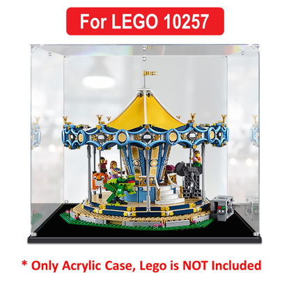 Picture of Acrylic Display Case for LEGO 10257 CREATOR Carousel Figure Storage Box Dust Proof Glue Free