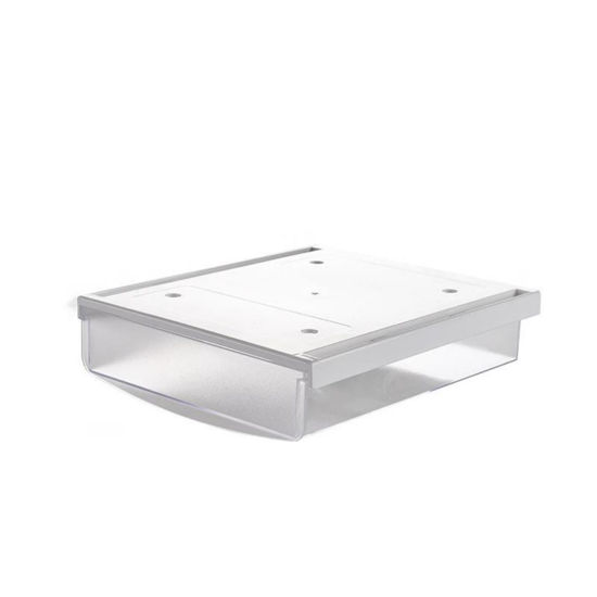 Picture of Self-adhesive Plastic Drawer Organizer Stationery Storage Box Hidden Under Table or Cabinet