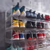 Picture of Premium Sneaker Acrylic Display Shoe Box Storage Case Clear  Stackable Dark clear