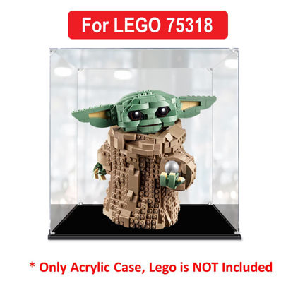 Picture of Acrylic Display Case for LEGO 75318 Star Wars Mandalorian The Child Baby Yoda Figure Storage Box Dust Proof Glue Free