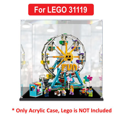 Picture of Acrylic Display Case for LEGO 31119 Creator 3-in-1 Ferris Wheel Figure Storage Box Dust Proof Glue Free