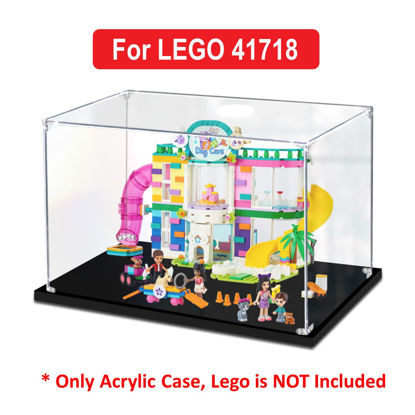 Picture of Acrylic Display Case for LEGO 41718 Friends Pet Day-Care Center Figure Storage Box Dust Proof Glue Free