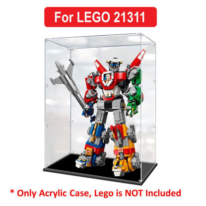 Picture of Acrylic Display Case for LEGO 21311 Ideas Voltron Figure Storage Box Dust Proof Glue Free