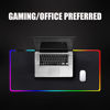 Picture of RGB Gaming Mouse Pad Gaming Keyboard Pad Desk Mat Gaming 90x40cm 4mm Large MouseMat Non-Slip Rubber for PCGamer Office