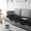 Picture of Black Faux Sheep skin Rug Home idea indoor winter warm Fluffy 180cm