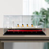 Picture of Acrylic Display Case for LEGO 10294 Creator Expert RMS Titanic Boat Figure Storage Box Dust Proof Glue Free