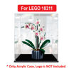 Picture of Acrylic Display Case for LEGO 10311 Creator Expert Orchid Figure Storage Box Dust Proof Glue Free