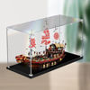 Picture of Acrylic Display Case for LEGO 70618 Ninjago Movie Destiny's Bounty Figure Storage Box Dust Proof Glue Free