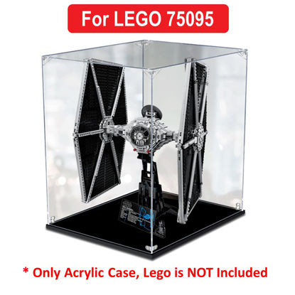 Picture of Acrylic Display Case for LEGO 75095 Star Wars UCS TIE FIGHTER Figure Storage Box Dust Proof Glue Free