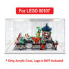 Picture of Acrylic Display Case for LEGO 80107 Chinese New Year Spring Lantern Festival Figure Storage Box Dust Proof Glue Free